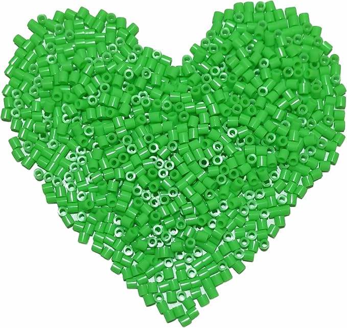 6000 Pcs Beads Fuse Beads - 5mm Green Melting Beads by Yowamho