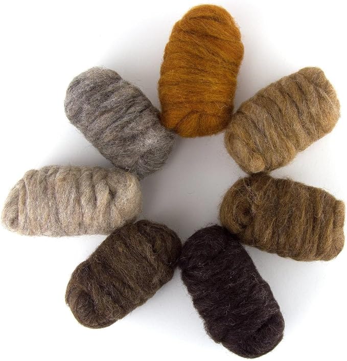 Revolution Fibers Carded Corriedale Wool Sliver by RevolutionFibers