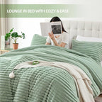 Smoofy Fluffy King Size Comforter Set 3 Pieces - Image 6