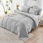 JOLLYVOGUE California King Comforter Set, Ultra-Soft Bed in a Bag Cal King Size - Image 8