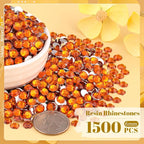 1500PCS 6mm Resin Rhinestones Bulk - Image 2