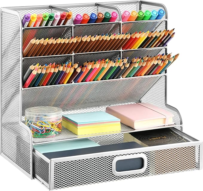 Marbrasse Larger Mesh Desk Organizer by Marbrasse