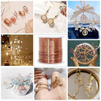 82 Feet Tarnish Resistant Copper Wires 18 Gauge Jewelry Craft Wires Beading Wire - Image 4