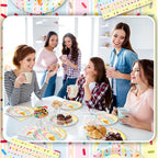 Zhehao 120 Pcs Disposable Paper Plates and Napkins Bulk Birthday Party - Image 6