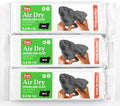 Pepy Premium European Air Dry Modeling Clay Black 3 Pack 2.2 lb Bars, 6.6 lbs by Pepy