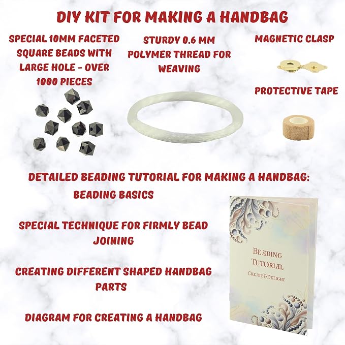 Arts and Crafts for Adults: Craft Supplies for Weaving Beaded Cute Things. DIY - Image 8