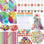 178 Pcs Tie Dye Party Favors Bulk Tie Dye Back to School Gifts by Qilery