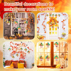 Fennoral 12 Pack Fall Crafts for Kids Make You Hazelnut Foam Stickers DIY - Image 5