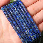 150Pcs 4×2mm Natural Lapis Lazuli Spacer Stone Beads - Image 3