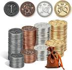 Metal Coin Set with Leather Organizer - Image 2