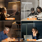 Airlonv LED Desk Lamp for Office Home, Eye-Caring Desk Light - Image 5