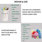 Kuhome 6 Sets Pegboard Bins and Cups - Image 2