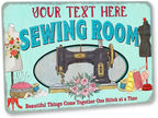 Personalized Sewing Room Sign Art Room Décor by ChicoCreekSigns