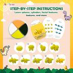 ARTPAR Air Dry Clay Kit, Dinosaur Modeling Magic Clay, Kids DIY Crafts Gifts | - Image 3