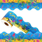 69Ft Ocean Bulletin Board Borders Summer Under The Sea Trimmer Stickers Fish by Unknown