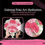 Unwynd Poke Art Carnations Flower Bouquet | Mess-Free Arts and Crafts - Image 4
