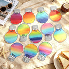 60PCS VBS 2026 Light Bulb Theme Cutouts Gradient Watercolor Light Bulb Bulletin - Image 6