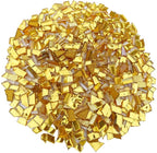 LITMIND 1.1LB Gold Irregular Glass Mosaic Tiles - Image 3