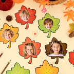gisgfim 80Pcs Fall Cutouts Maple Leaves Decorations Bulletin Board Autumn Theme - Image 4