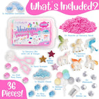 Unicorn Sensory Sand Bin-38 PCS Set - Image 2
