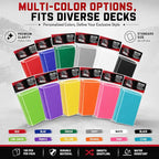 3 Colors Trading Card Sleeves，Plastic Card Sleeves Perfect Fit MTG Cards - Image 7