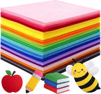 Reginary 120 Pcs 16 x 16 Inch Felt Sheets Bulk by Reginary