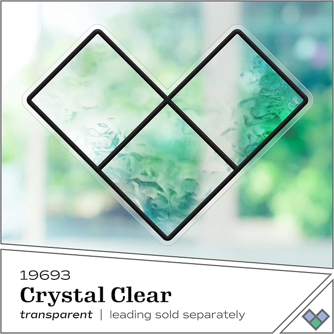 Gallery Glass, Crystal Clear Stained Glass 2 fl oz Brilliant Smooth Finish Paint - Image 2
