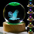 3D Eagle Gifts for Women Crystals Ball 60mm by Unknown