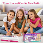 TingingYuli Friendship Bracelet Making Kit, 3-Layer Storage Box, Gift 6-12 | - Image 6