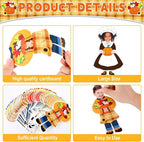 gisgfim 80Pcs Fall Scarecrow Cutouts Fall Thanksgiving Decorations Bulletin - Image 3