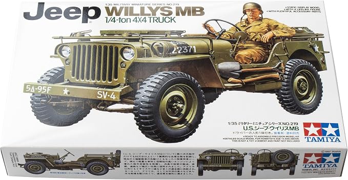 TAMIYA Jeep Willys 1/4 Ton 4X4 Hobby Model Kit - Image 6