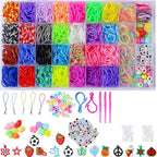 JIYAKO 2500+ Rubber Band Bracelet Kit, Loom Bracelet Making Kit by JIYAKO