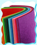 Felt Fabric Sheets 40pcs 6x6in 1mm Assorted Nonwoven - Image 4