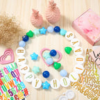 Kpop Theme Party Decorations Christmas Giant Friendship Bracelet Garland Kit - Image 7