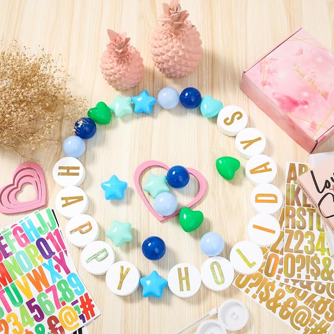 Kpop Theme Party Decorations Christmas Giant Friendship Bracelet Garland Kit - Image 7