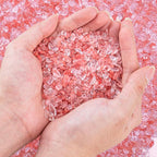 3 Lb Watermelon Tourmaline Quartz Crystal Chips Bulk, 5-7mm Natural Tumbled by EZEELAI