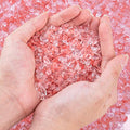 3 Lb Watermelon Tourmaline Quartz Crystal Chips Bulk, 5-7mm Natural Tumbled by EZEELAI