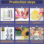 GXGLLPZBY DIY Tiger Animal Diamond Painting Kits, 5D Diamond Art - Image 8