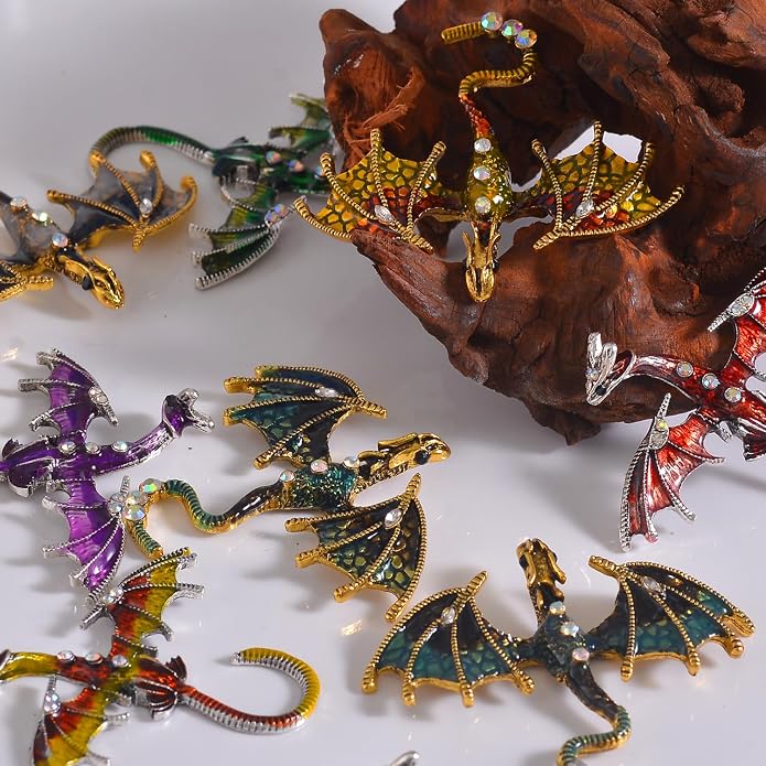 Bulk Gold Enamel Charms for Jewelry Making, Colorful Metal Charms Pendant for - Image 5