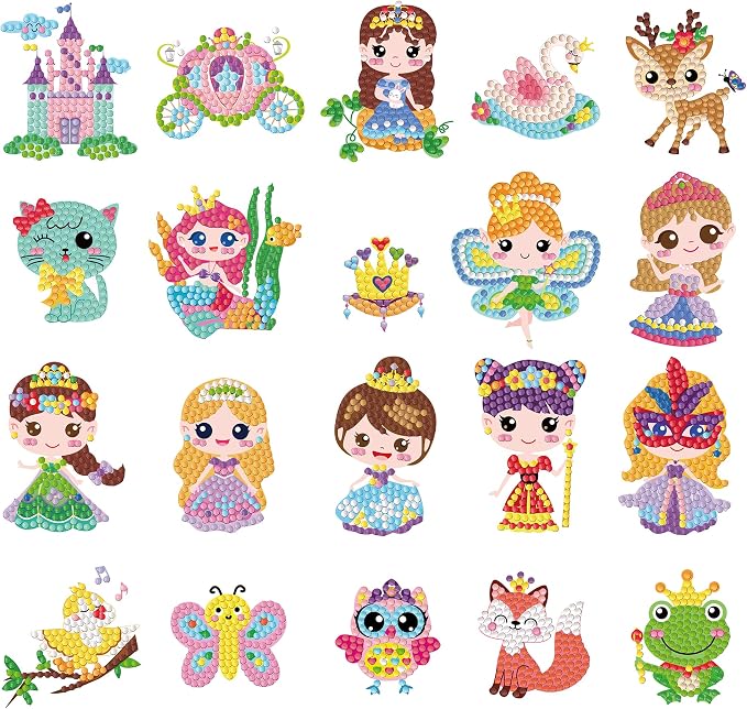 Labeol Diamond Art Kits for Kids Boys and Girls Ages 6-8-10-12 Easy to DIY by Labeol