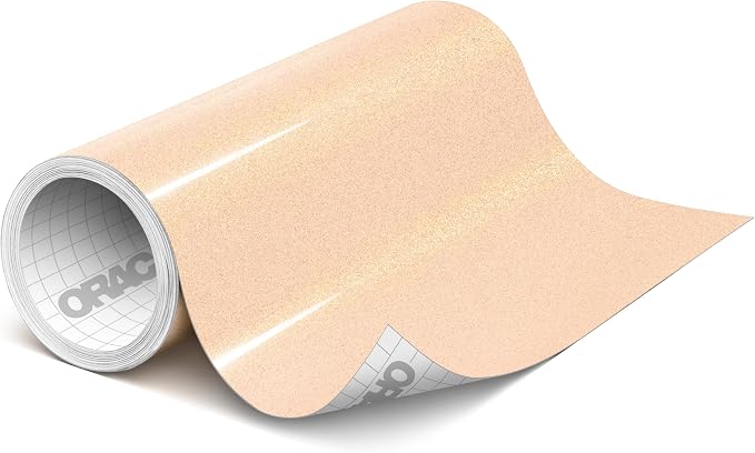 ORACAL 851 Cast Bridal Pink Lace Metallic Sparkle Glitter Craft Film Premium by Orafol