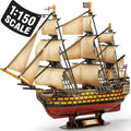 CubicFun 3D Puzzles Large HMS Victory Vessel Ship Sailboat Model Kits by CubicFun