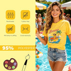 Joyclub 5 PCS Unisex Sublimation Blanks Bulk Polyester T Shirts - Image 5
