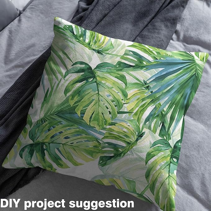 Palm Leaves Fabric by The Yard, Tropical Wild Safari Island Soft Flannel - Image 3