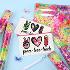Tintnut Pink Green Splash Heat Transfer Vinyl, stretch washable, works - Image 4