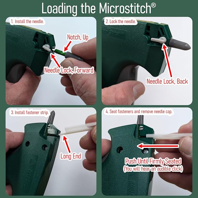 MicroStitch® All‑in‑One Tagging Gun Kit – Ultra‑Fine Needle Tagger - Image 5