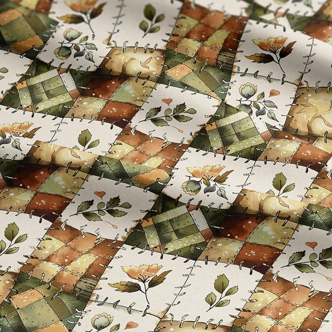 100% Cotton Fabric by the Yard – Turkish Quality Quilting & Sewing Fabric - Image 8