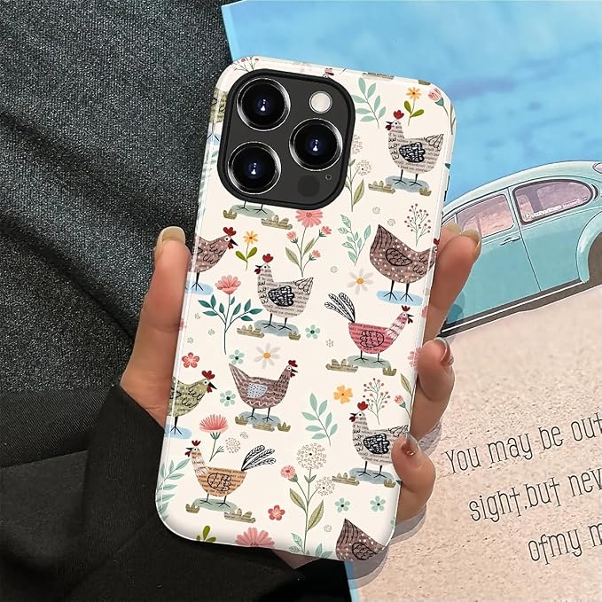 ZHEGAILIAN Case for iPhone 14 Pro, Chicken Farmhouse Animal Rooster Durable - Image 5