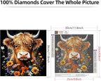 Lxmsja Highland Cow Diamond Art Kits - Image 6