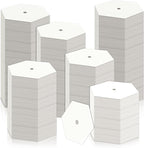 Neworkg 600 PCS Hexagon Piecing Paper Templates, 1.25" White Paper templates by Neworkg